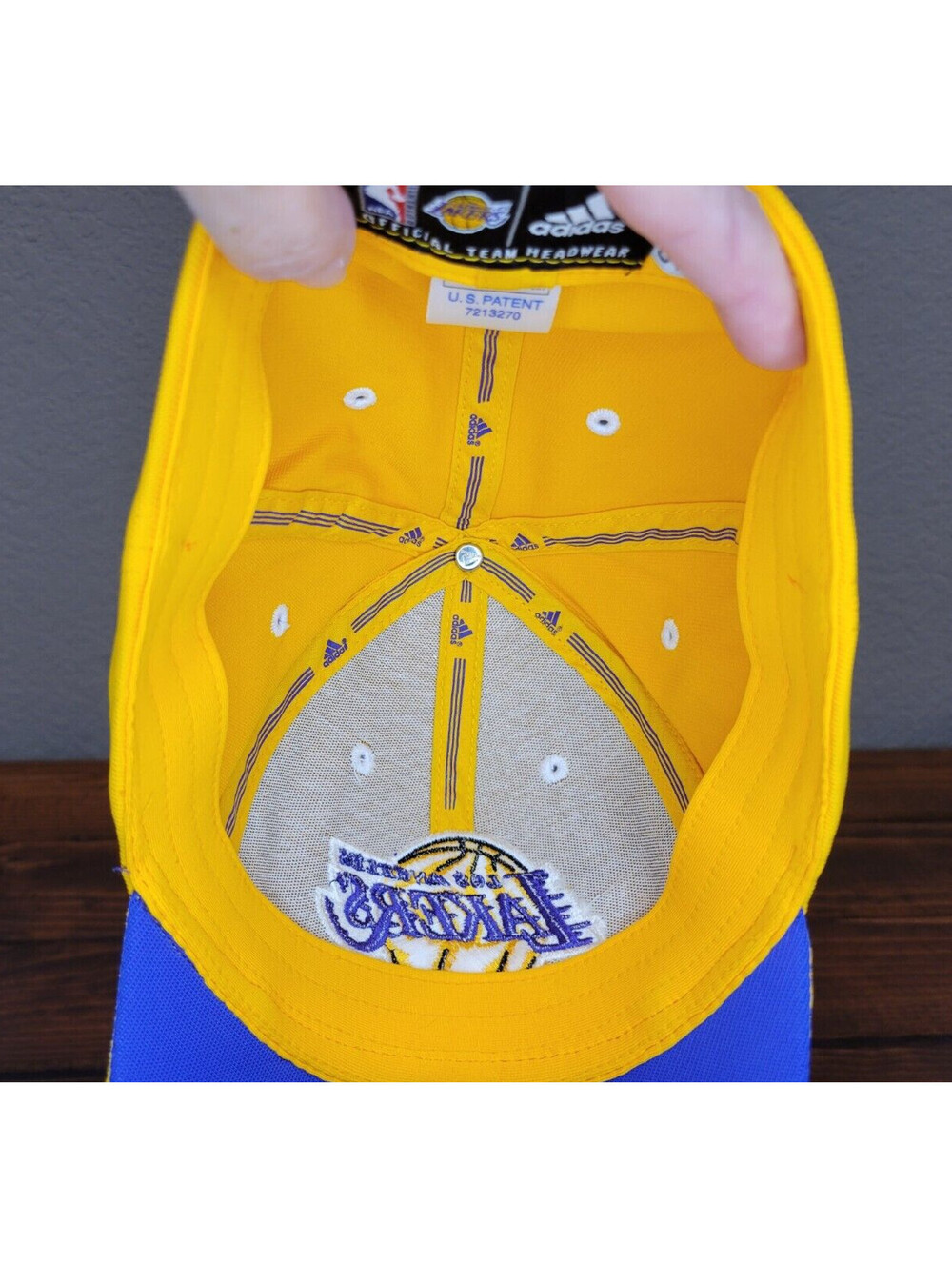 Los Angeles Lakers Cap Hat Adidas Fitted One Size Official Team Basketball - Picture 9 of 12